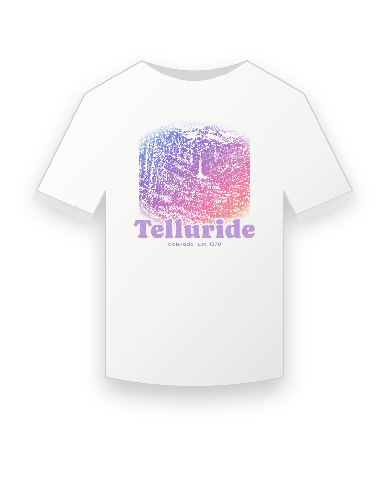 Telluride Box Canyon Falls Youth Tee