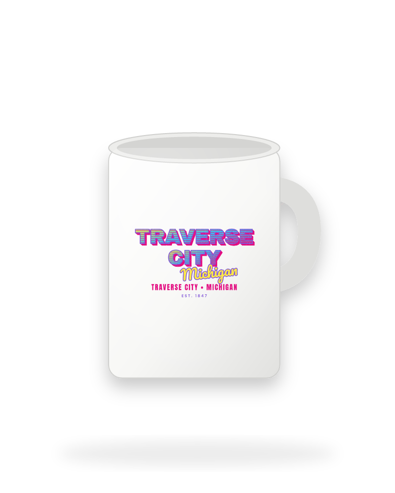 Traverse City Music TV Ceramic Mug 15oz
