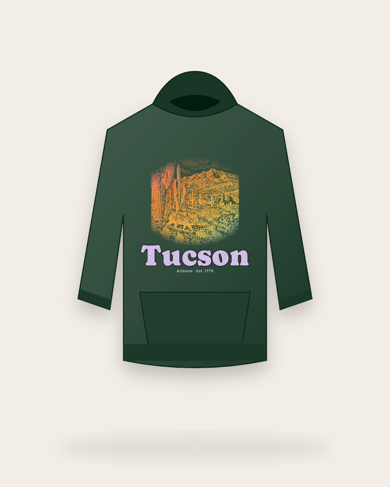 Tucson Saguaro Javelina Hooded Sweatshirt