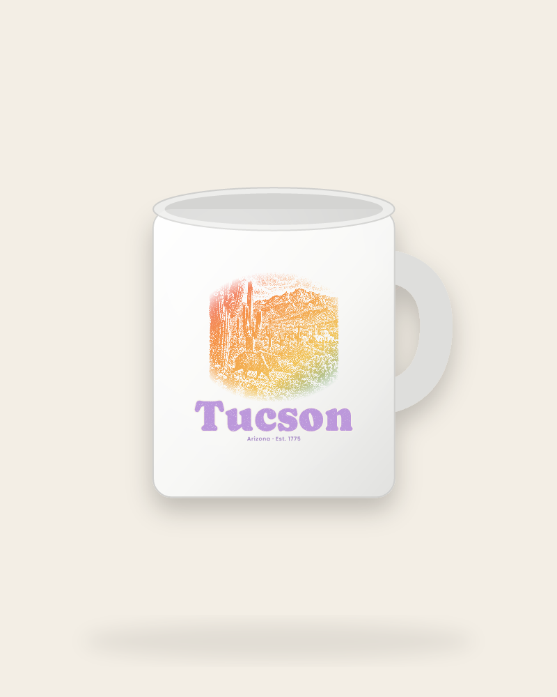 Tucson Saguaro Javelina Ceramic Mug 11oz