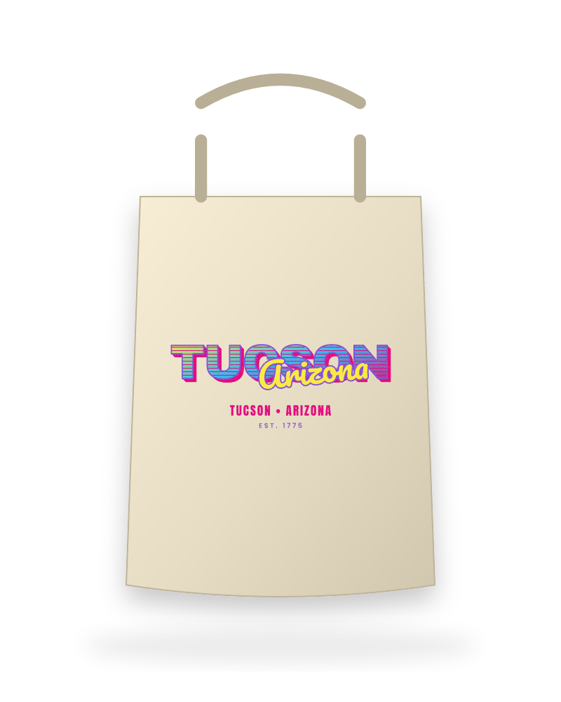 Tucson Music TV Canvas Tote