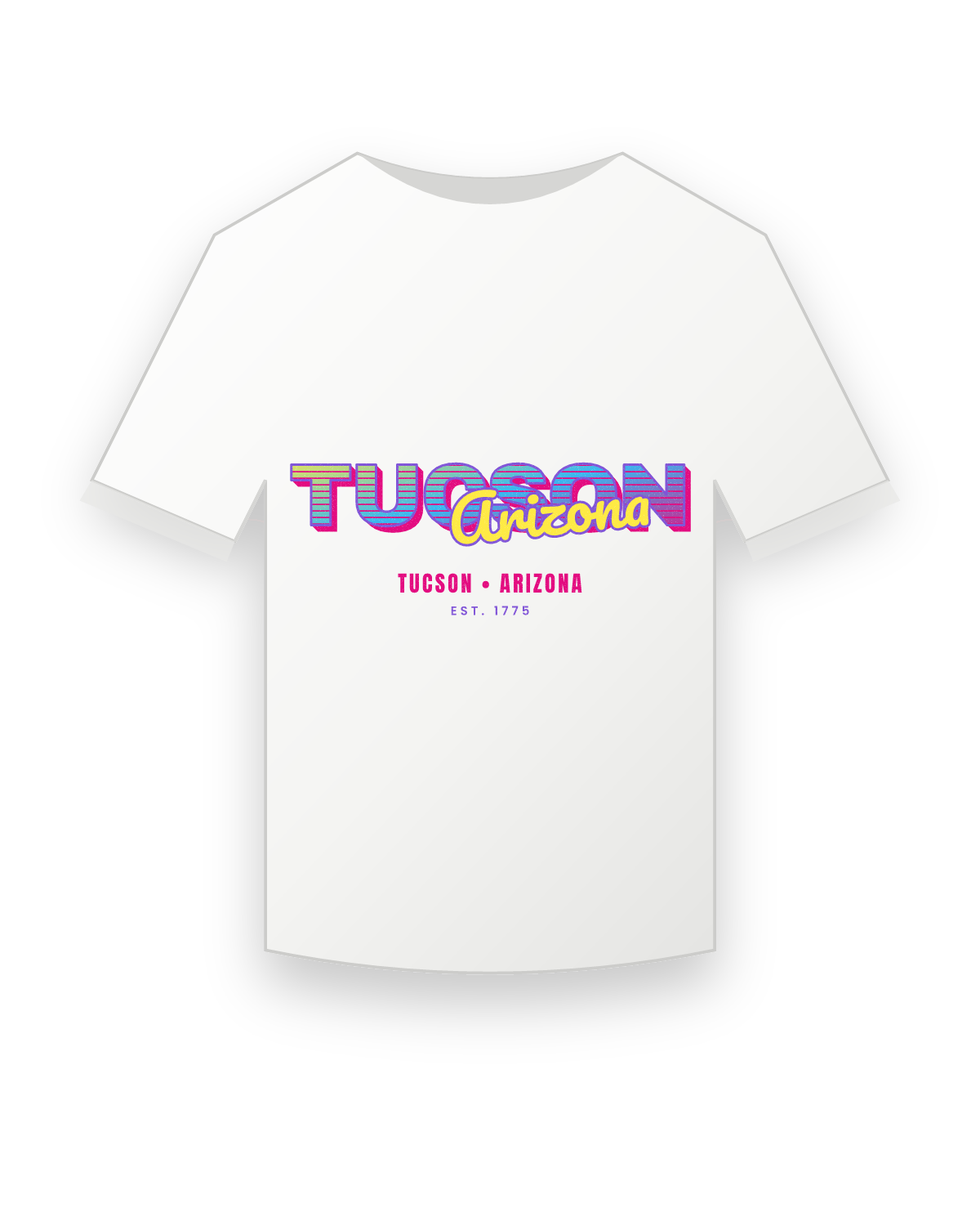 Tucson Music TV Youth Tee in White