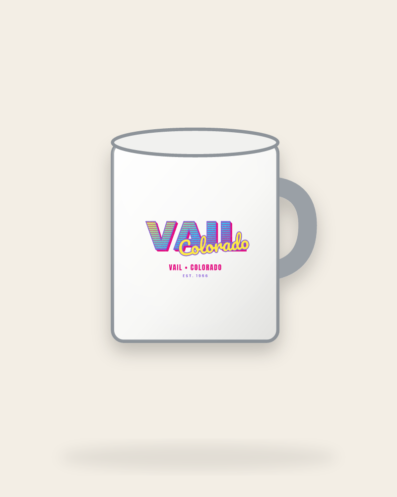 Vail Music TV Enamel Camp Mug