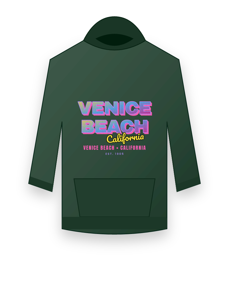 Venice Beach Music TV Hooded Sweatshirt