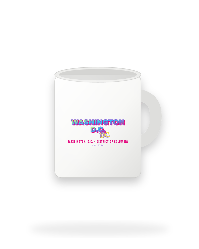 Washington, D.C. Music TV Ceramic Mug 11oz