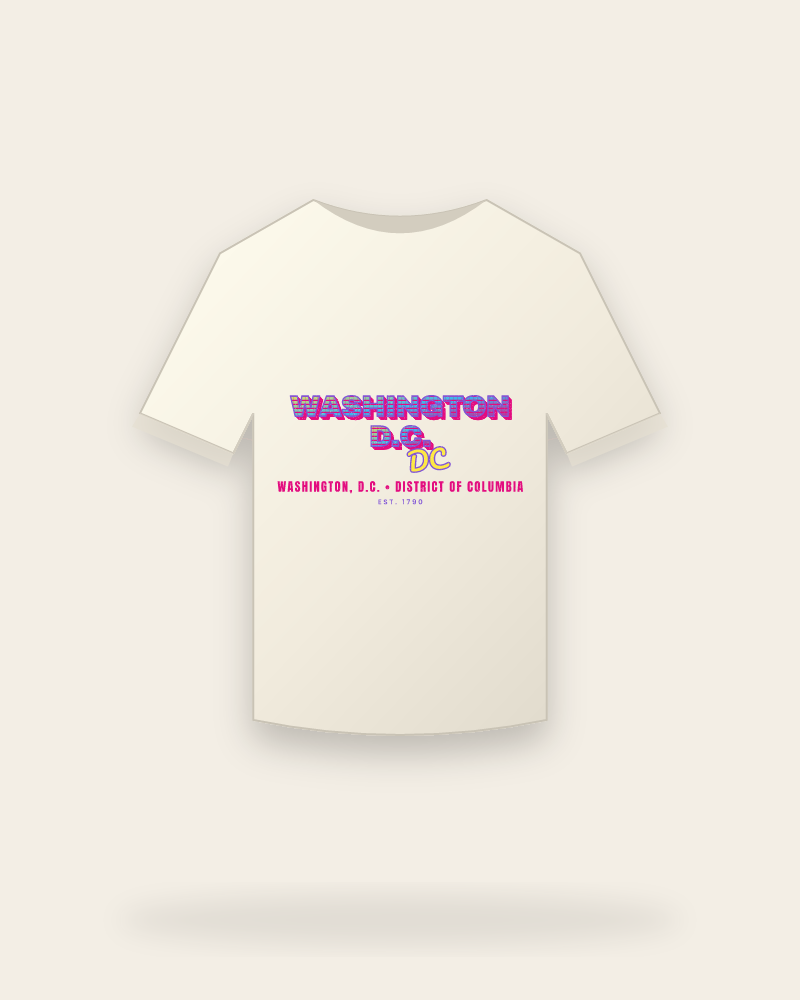 Washington, D.C. Music TV Vintage Wash Tee