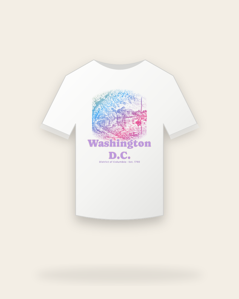Washington, D.C. Tidal Basin Blossoms Youth Tee
