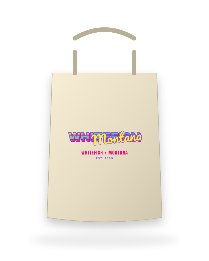Whitefish Music TV Canvas Tote