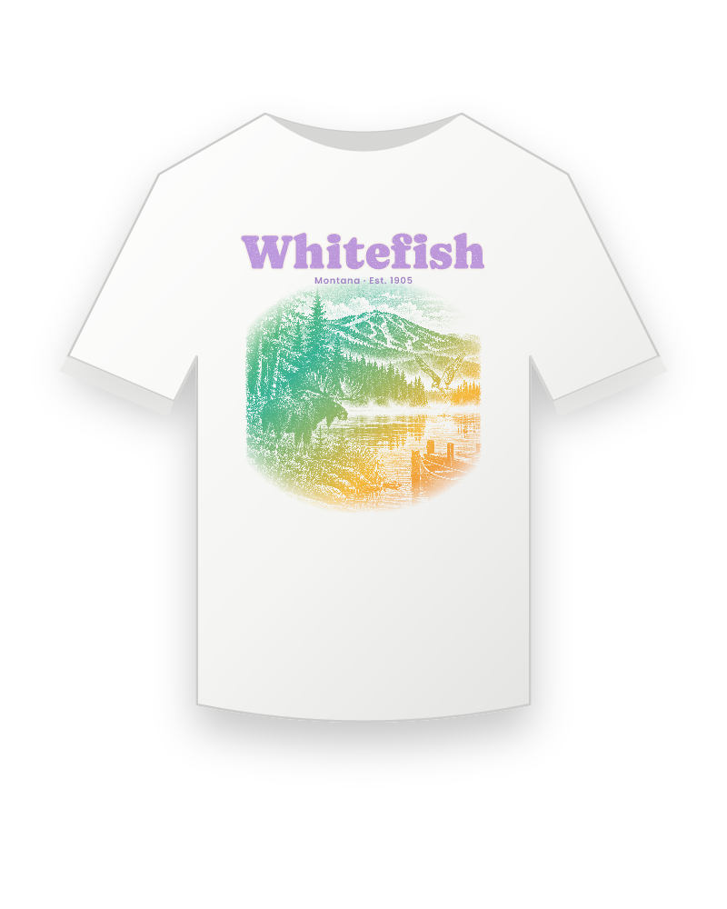 Whitefish Lake Moose Youth Tee