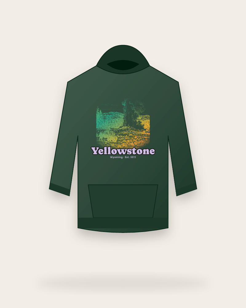 Yellowstone Old Faithful Hooded Sweatshirt