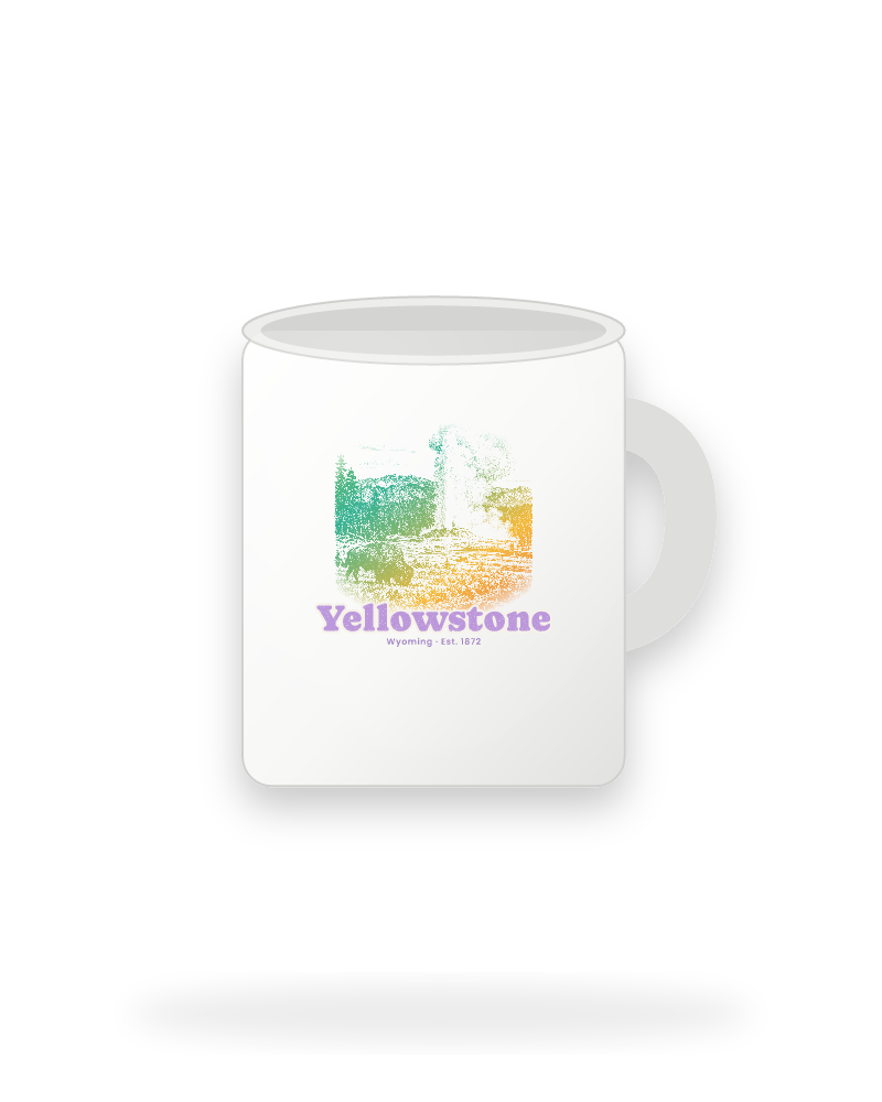 Yellowstone Old Faithful Ceramic Mug 11oz