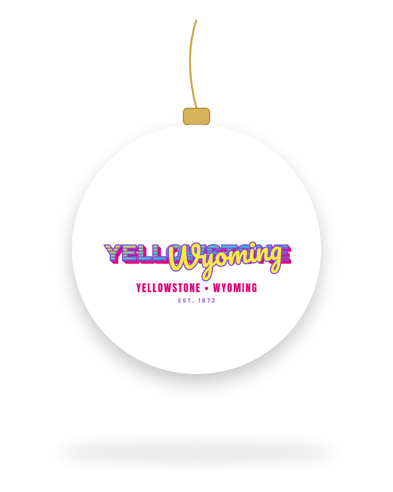 Yellowstone Music TV Ceramic Ornament