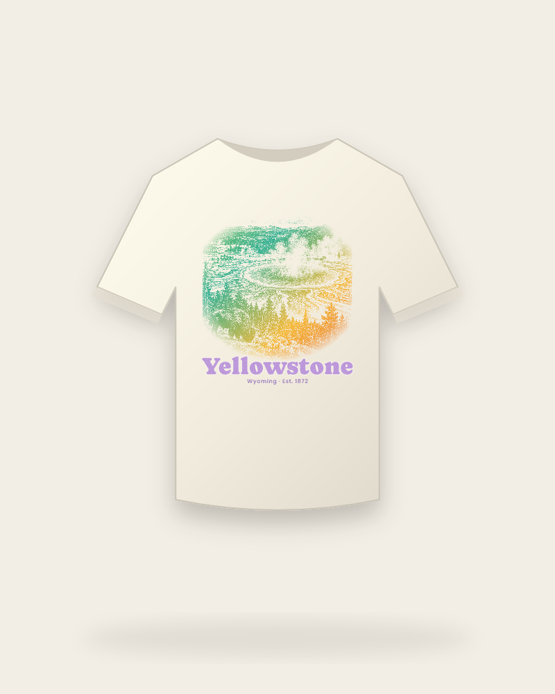 Yellowstone Grand Prismatic Vintage Wash Tee