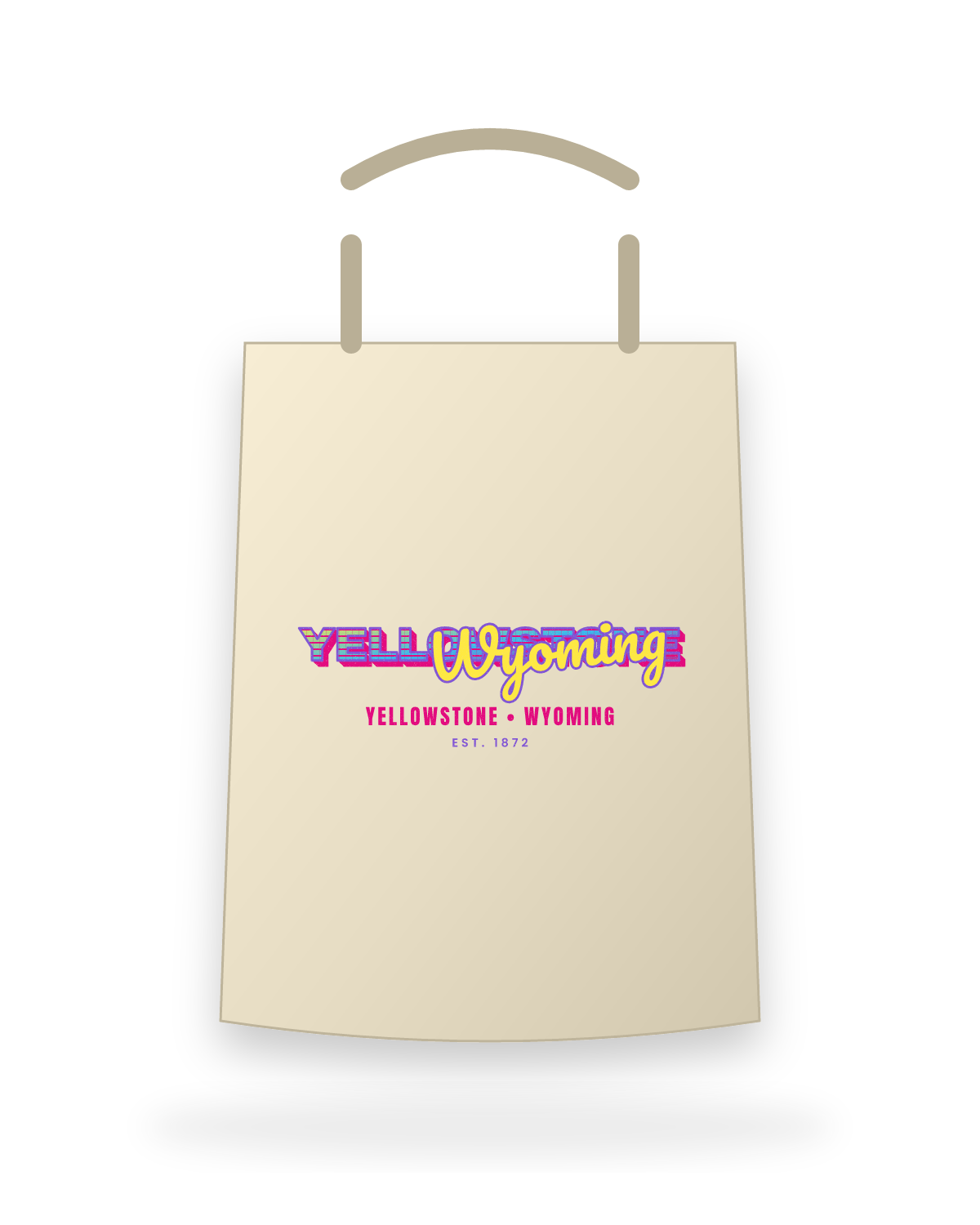 Yellowstone Music TV Canvas Tote in Beige