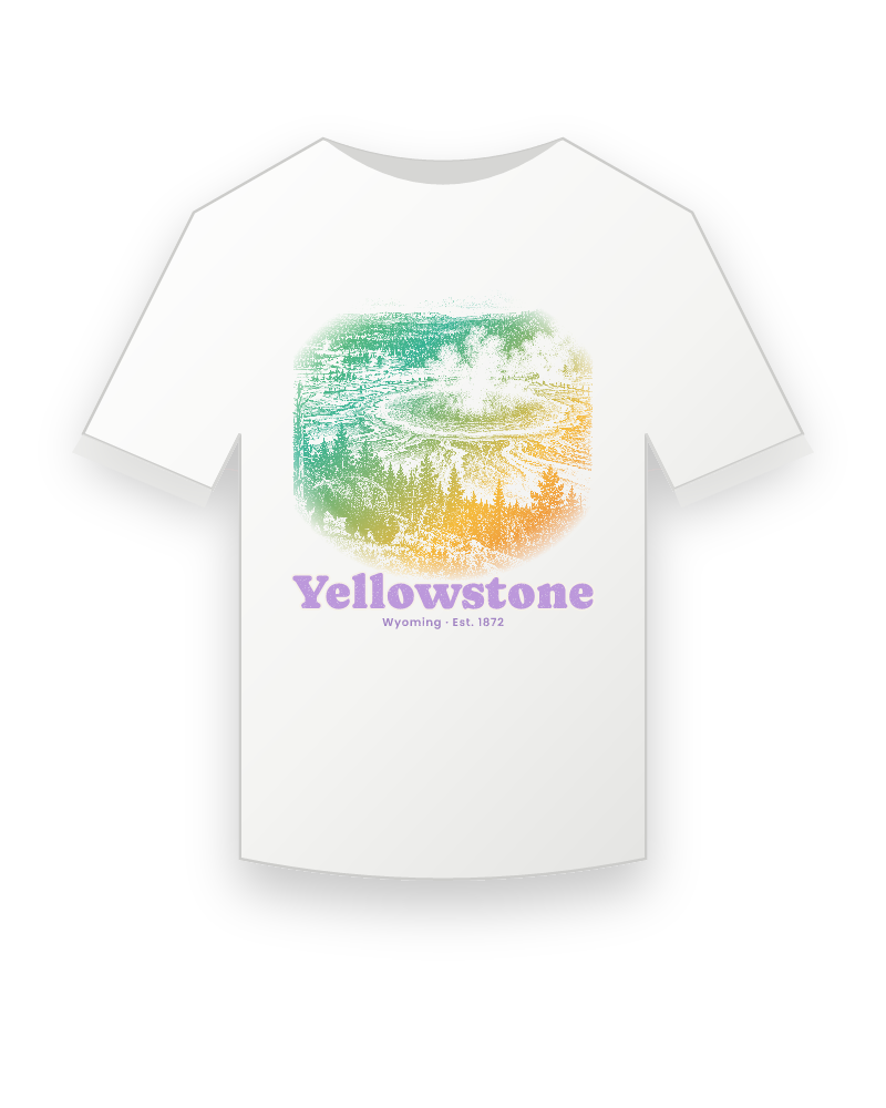 Yellowstone Grand Prismatic Youth Tee