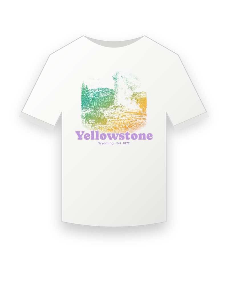 Yellowstone Old Faithful Youth Tee