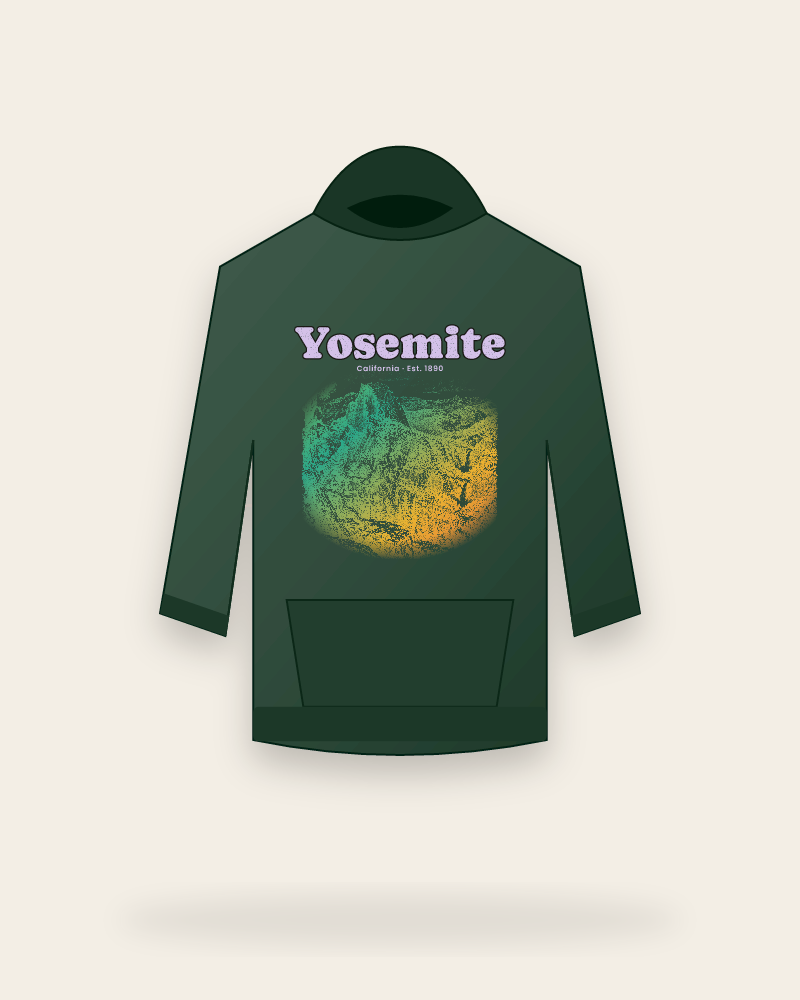 Yosemite Half Dome Hooded Sweatshirt
