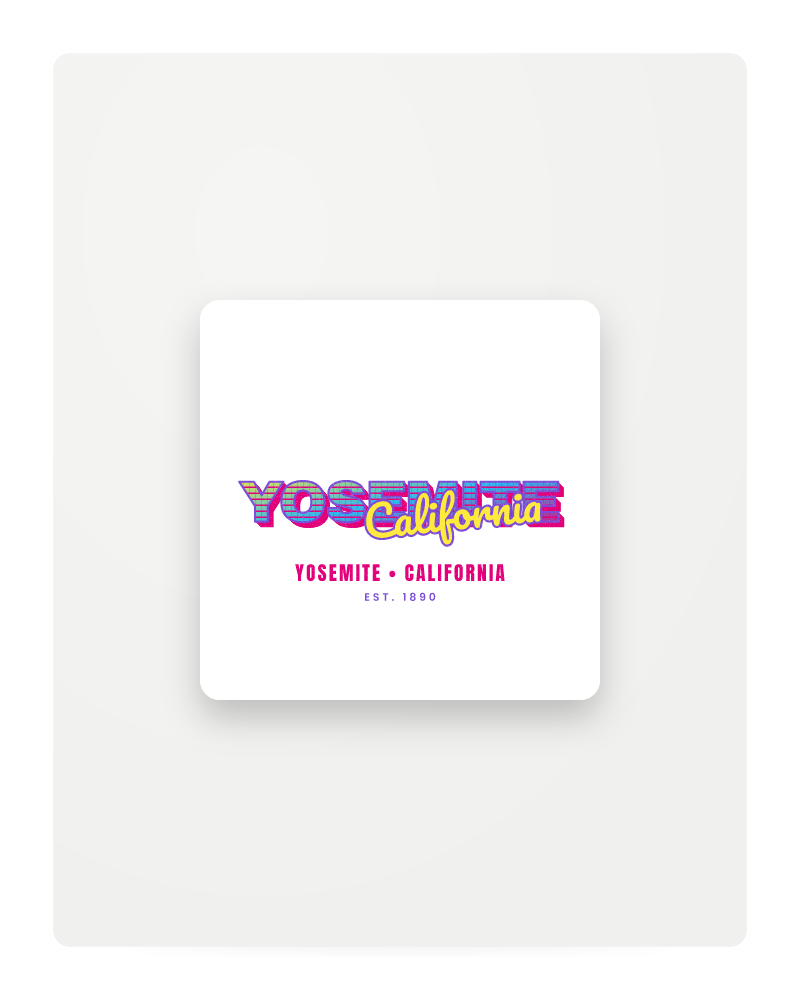 Yosemite Music TV Fridge Magnet
