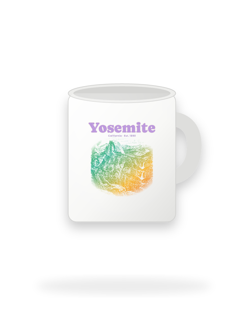 Yosemite Half Dome Ceramic Mug 11oz
