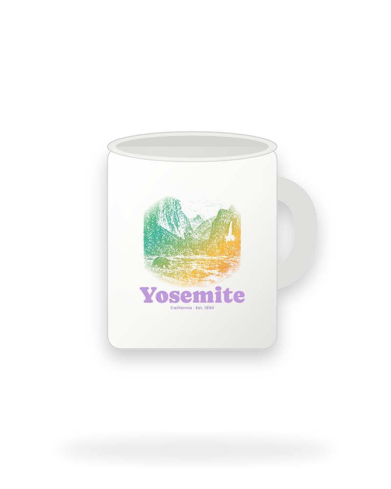 Yosemite Tunnel View Ceramic Mug 11oz