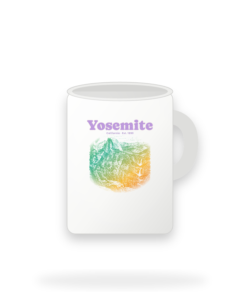 Yosemite Half Dome Ceramic Mug 15oz