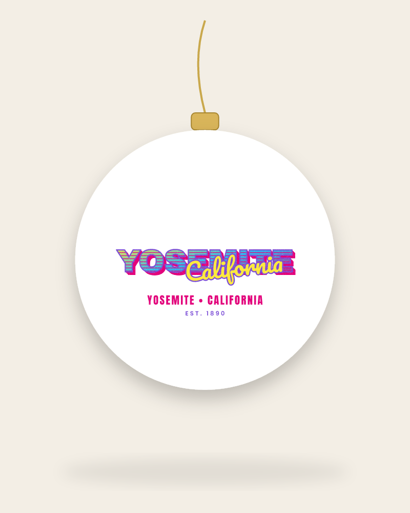 Yosemite Music TV Ceramic Ornament