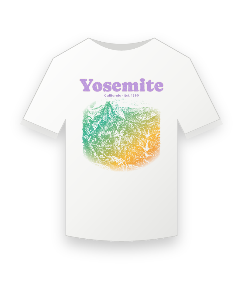 Yosemite Half Dome Youth Tee
