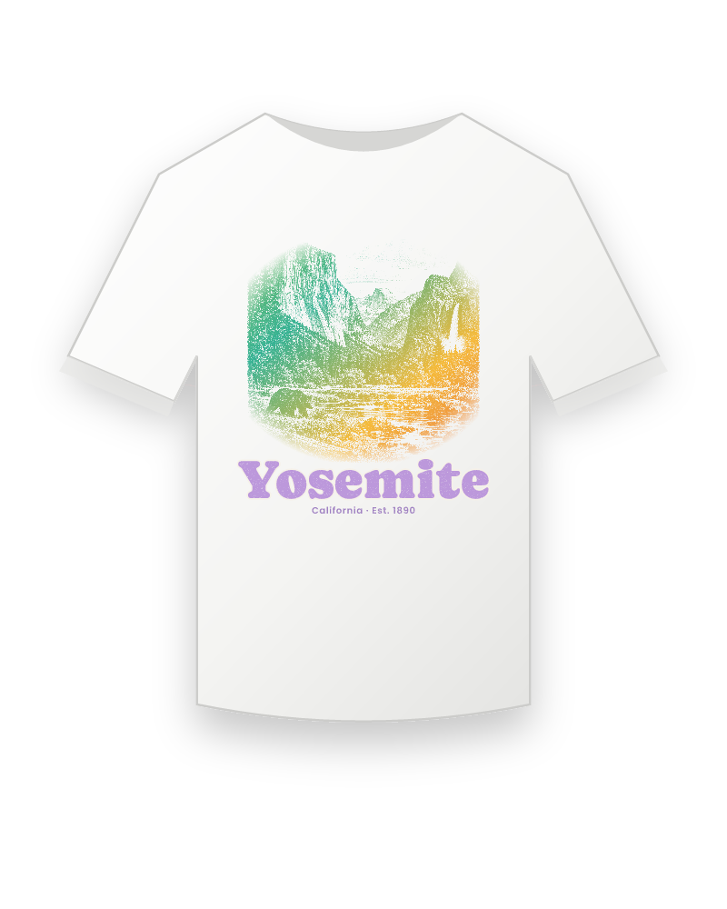 Yosemite Tunnel View Youth Tee