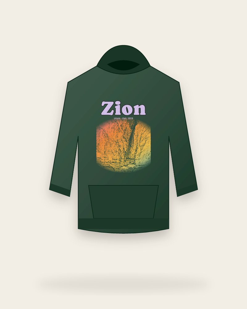 Zion The Narrows Hooded Sweatshirt