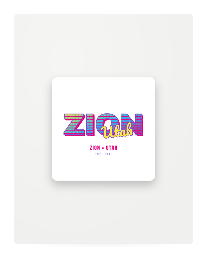 Zion Music TV Fridge Magnet