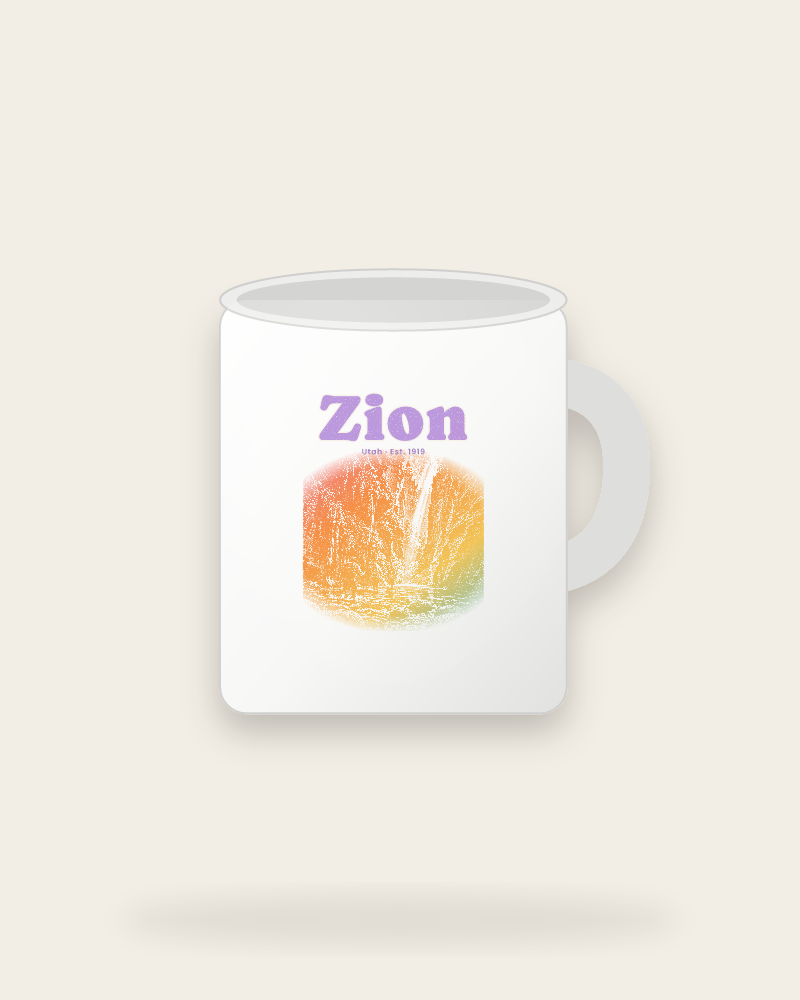 Zion The Narrows Ceramic Mug 11oz