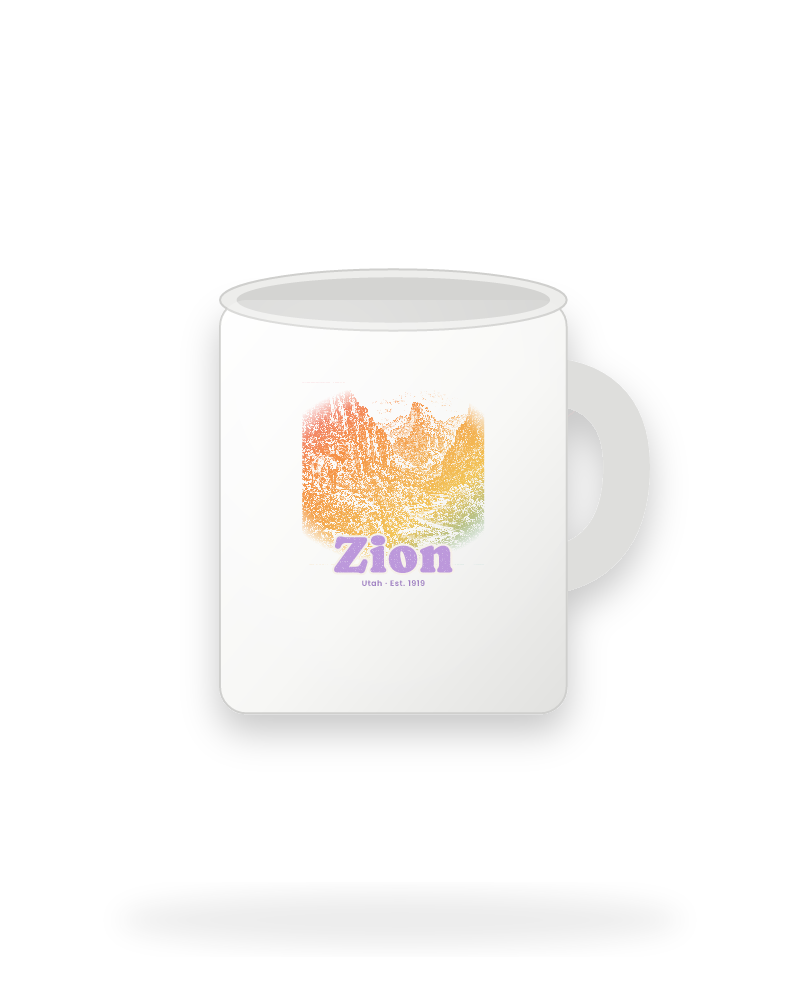 Zion Zion Canyon Ceramic Mug 11oz