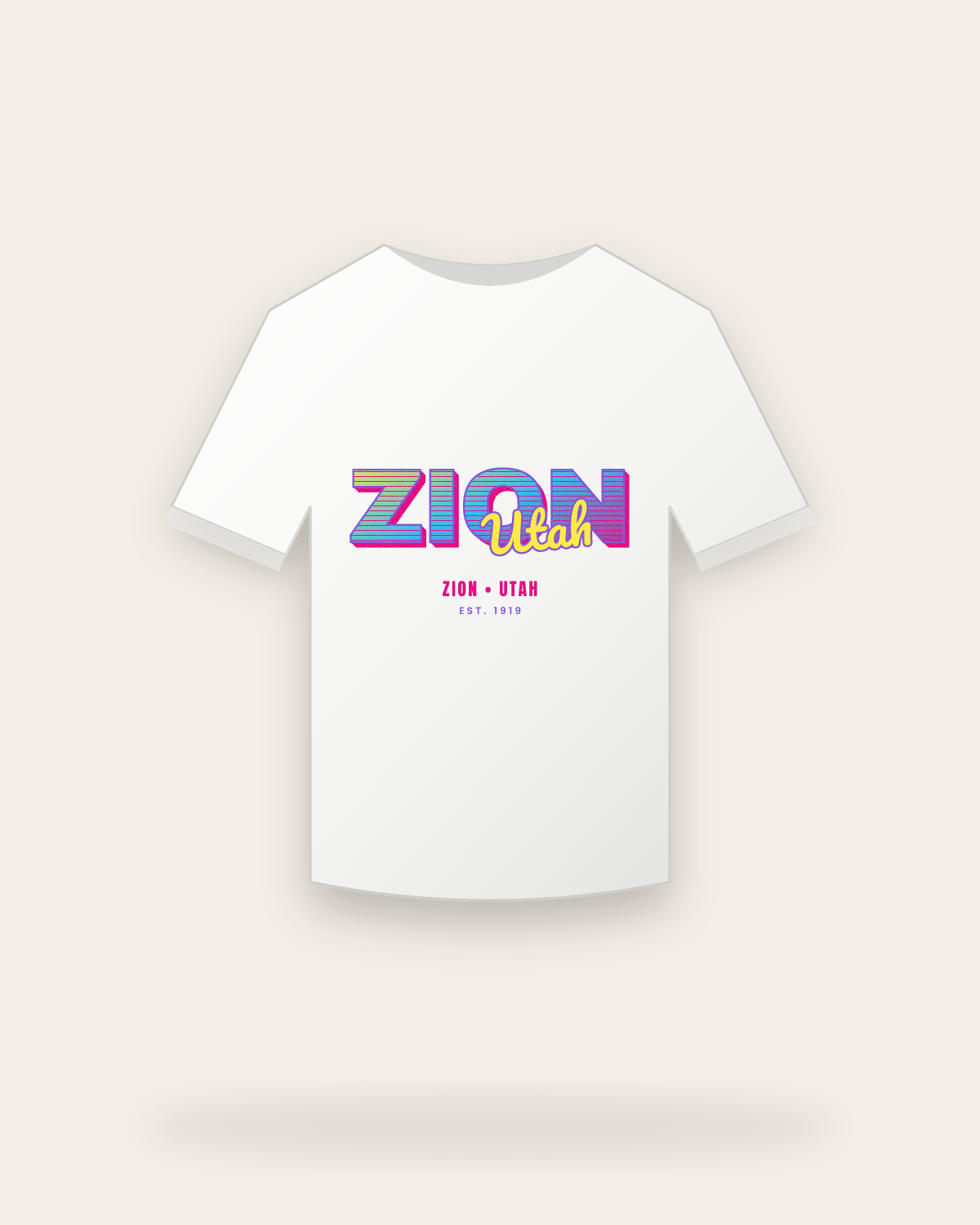 Zion Music TV Youth Tee in White