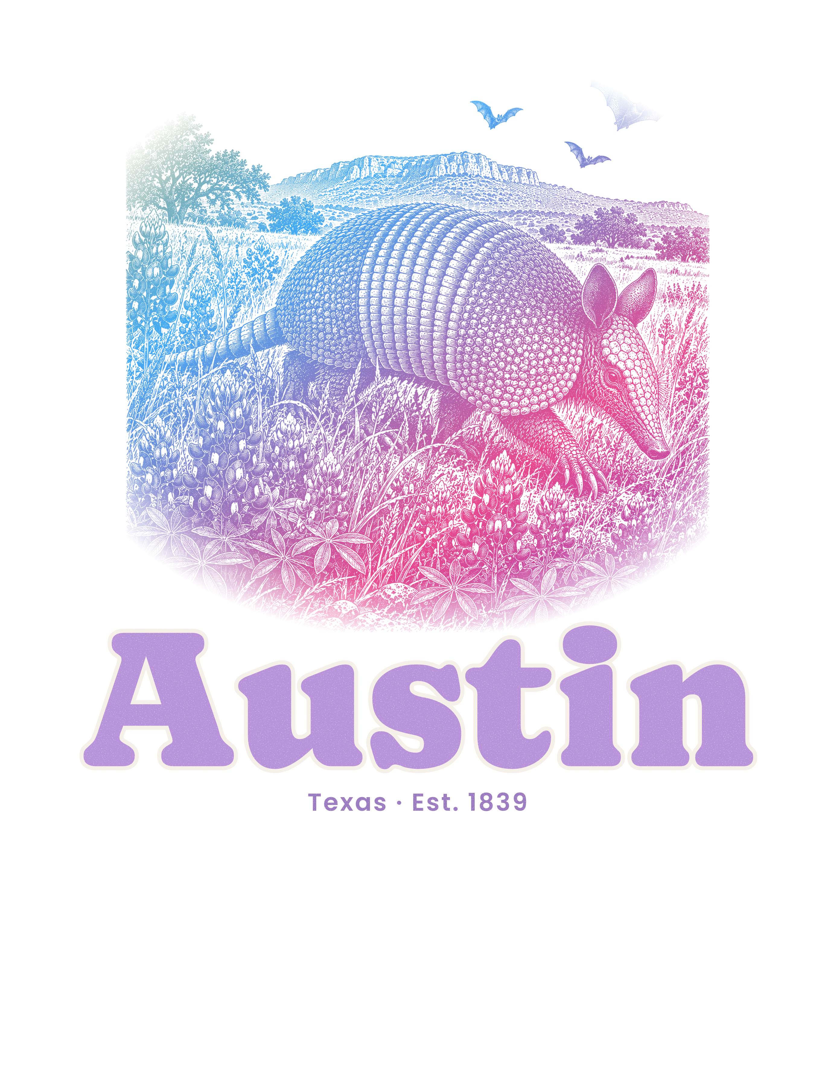 Austin Armadillo artwork