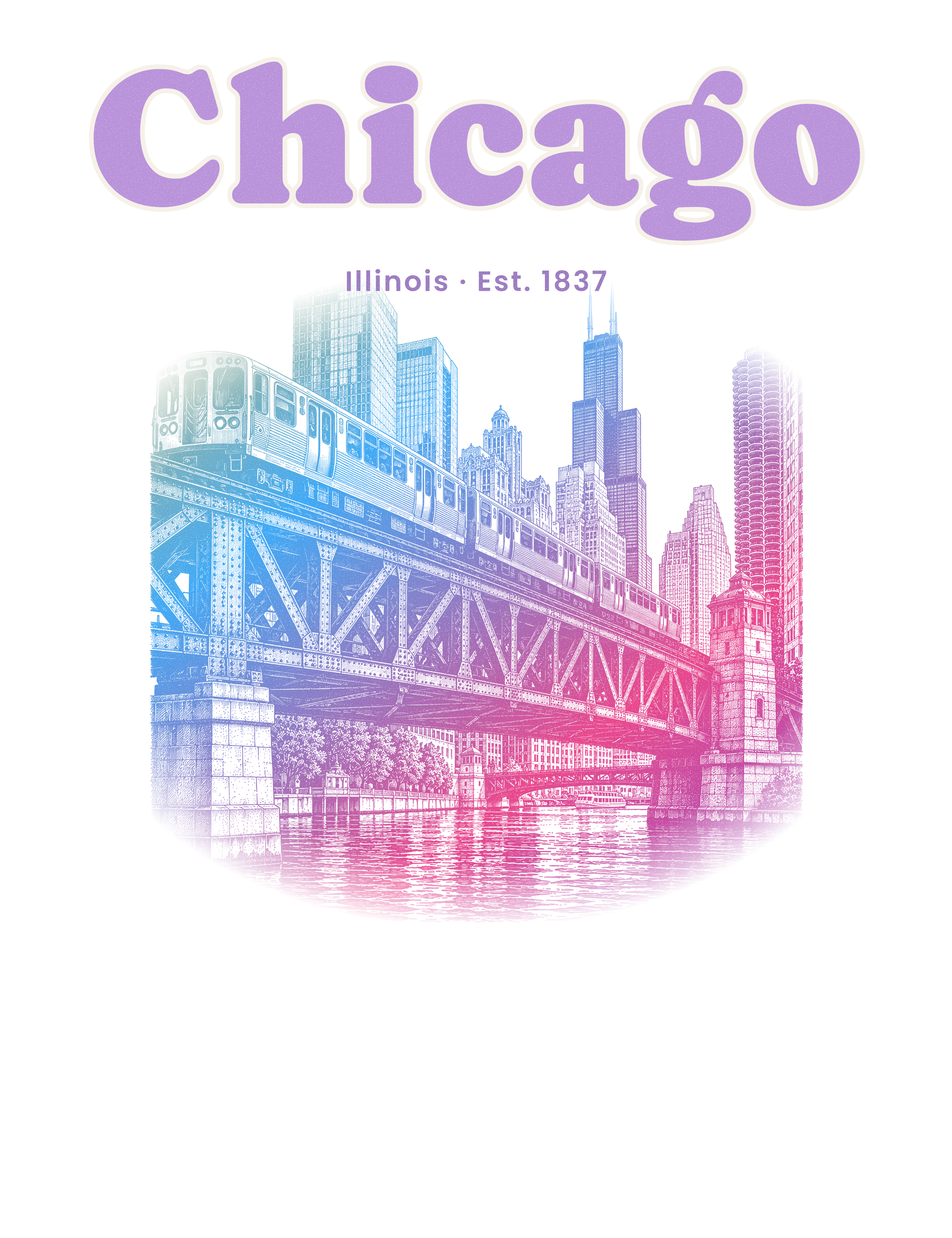 Chicago The L Train artwork