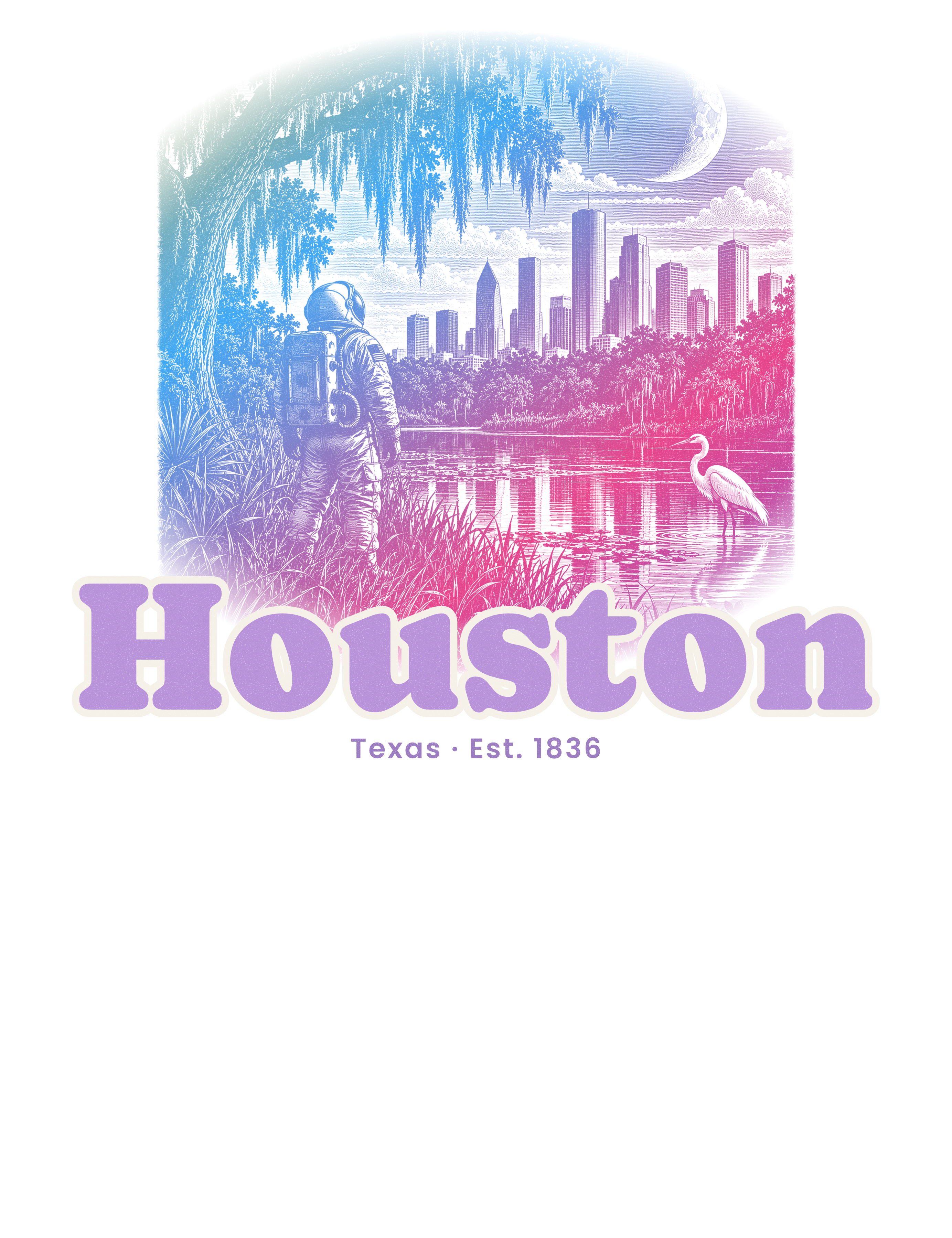 Houston Bayou Moon artwork