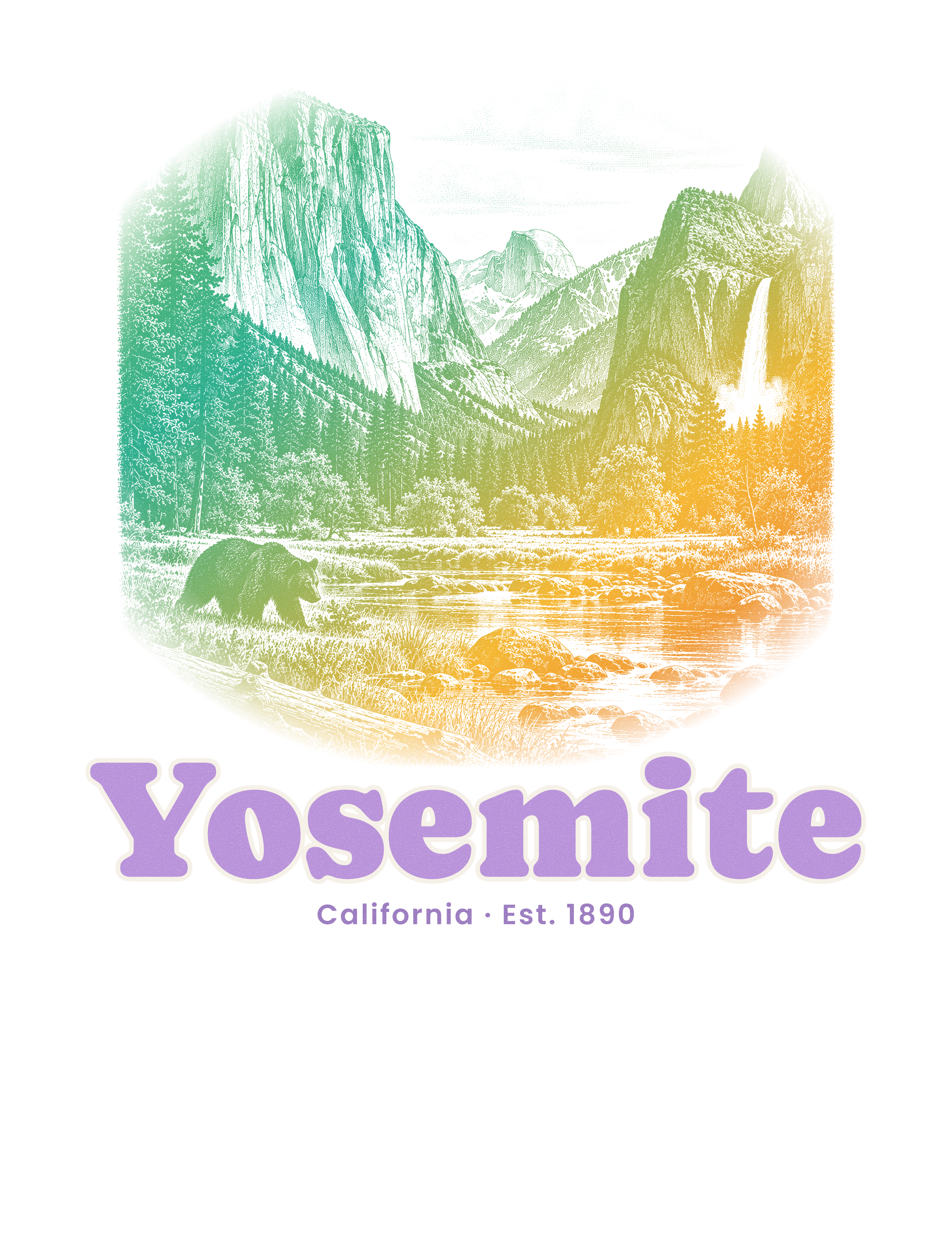 Yosemite Tunnel View artwork