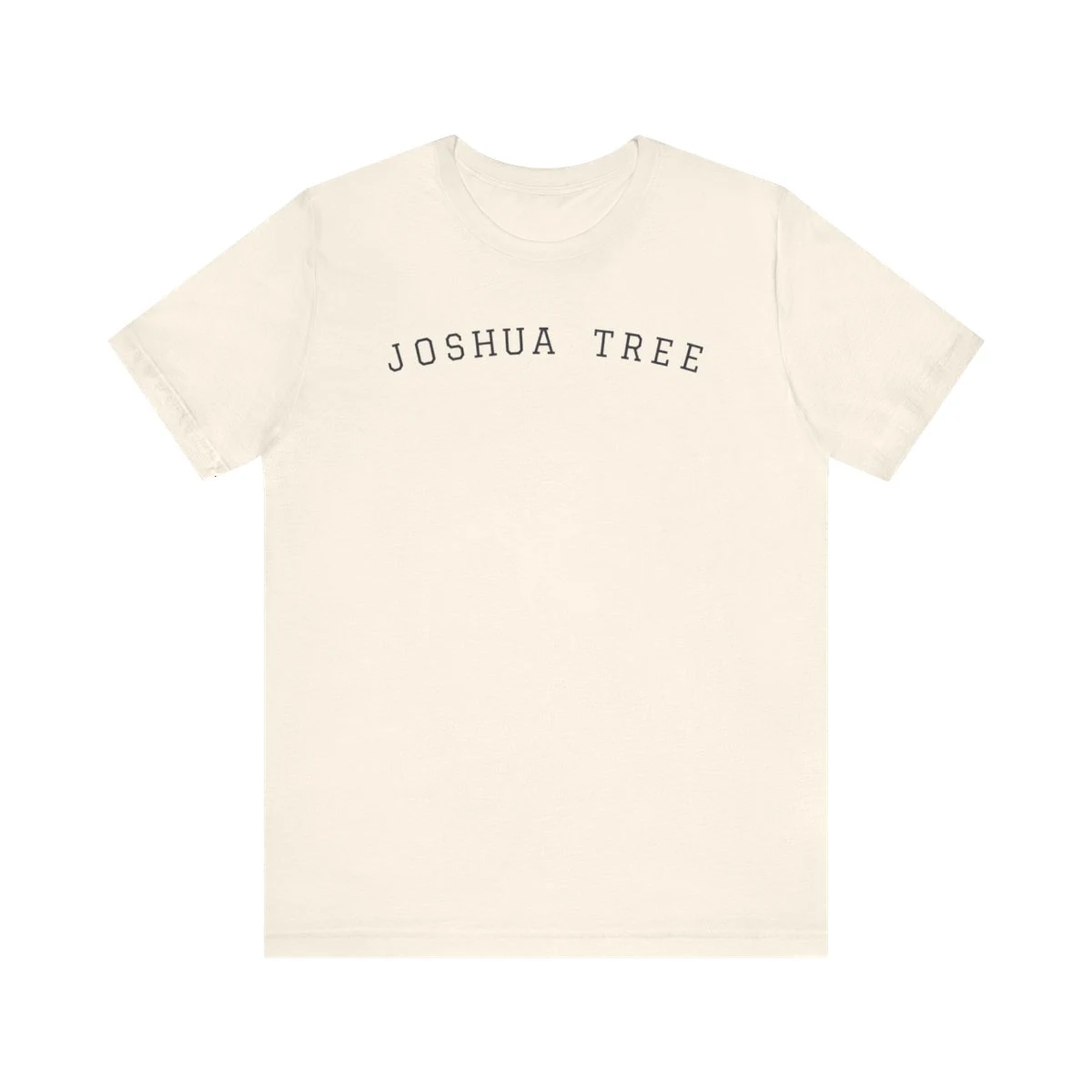 Joshua Tree Varsity College Classic Tee in Natural